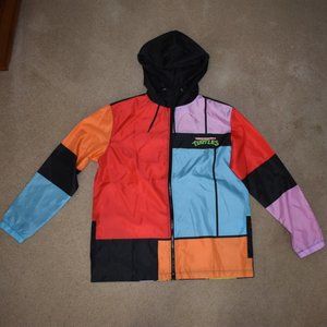 Teenage Mutant Ninja Turtles TMNT Men's 2021 Raincoat Large W/ Hood